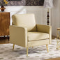VINGLI Modern PU Leather Accent Chair, Single Sofa Chair by VINGLI