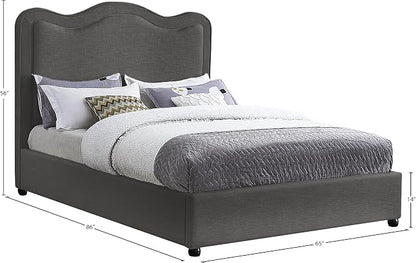 Meridian Furniture FelixGrey-Q Felix Collection Modern | Contemporary Linen - Image 3