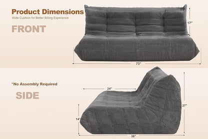Bean Bag 3-Seater Chair Big Sofa Beanbag Chair - Image 2