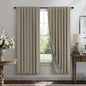Living Room Darkening Curtains 63 Inches Long Small Bay Window Blackout by Pitalk