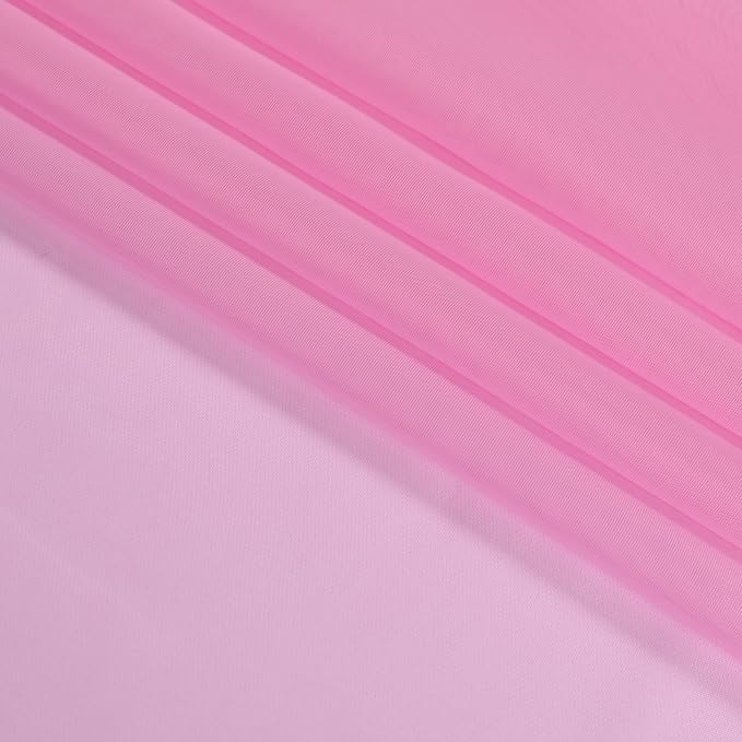 Pink Sheer Curtains 90 Inch Length, Elegant Soft Sheer Curtains - Image 6