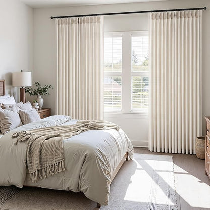 Pinch Pleated 94 Inch Curtains 2 Panels - Image 2