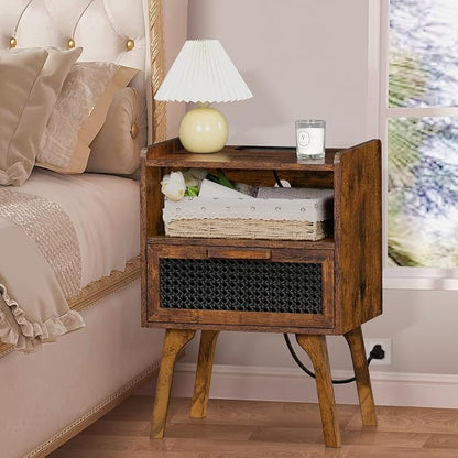 Lerliuo Rattan Nightstands Set of 2 - Image 5