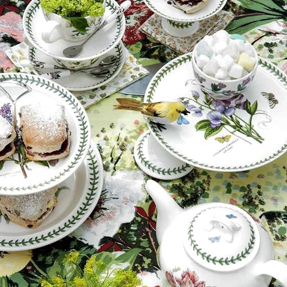 Portmeirion Exotic Botanic Garden 8.5" Salad Plate, Arborea - Traditional British Ceramic Dish, Made in England, Dishwasher & Microwave Safe - Floral Tableware for Dining & Entertaining