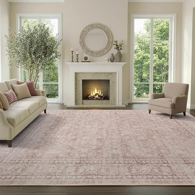 6x9 Ft Large Area Rugs for Living Room, Soft Non-Slip Machine Washable Rug - Image 2