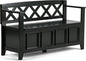 SIMPLIHOME Amherst Entryway Storage Bench by SimpliHome