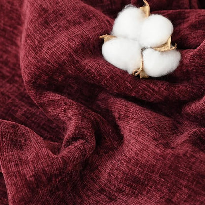 CaliTime Decorative Standard Throw Pillow Covers 26 X 20 Inches Burgundy | Pack - Image 2