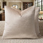 GIGIZAZA Velvet Pillow Covers 16x16 Decorative Pillows Pack of 2 Beige | by GIGIZAZAFocusingonhomedecoration