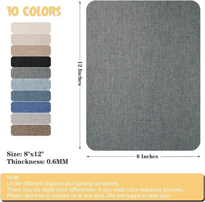 Canvas Repair Patch 8 x12 Inch, Self-Adhesive Waterproof Linen Repair Patches - Image 2
