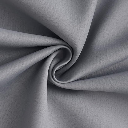 Yakamok Grey 100% Blackout Curtain Panels 84 inches, 2 Panels | Blackout - Image 3