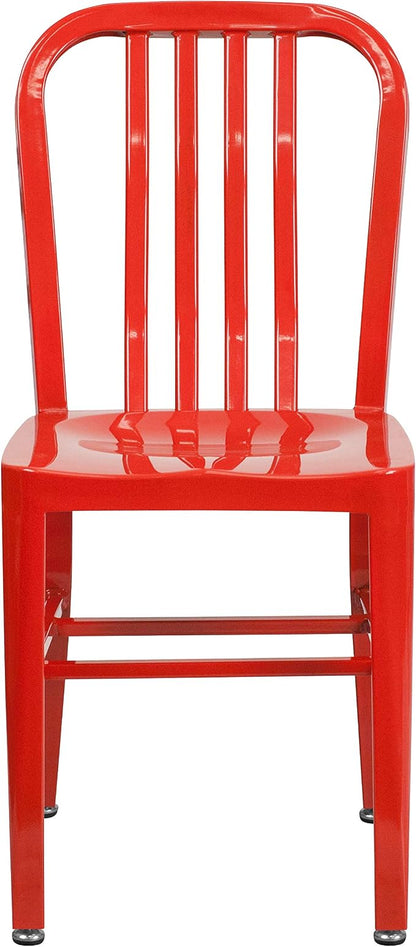 Flash Furniture Gael Indoor/Outdoor Modern Metal Dining Chairs, - Image 10