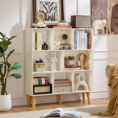 LEYAOYAO 8 Cube Bookshelf, 3 Tier Bookcase - Image 7