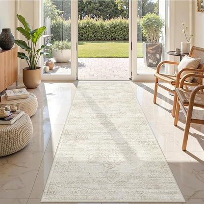 2'6 x 8' Runner Rug Non Slip, Washable Kitchen Rugs, Nursery Room, Soft Runner - Image 5