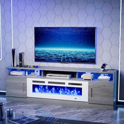 oneinmil 78" Fireplace TV Stand by oneinmil