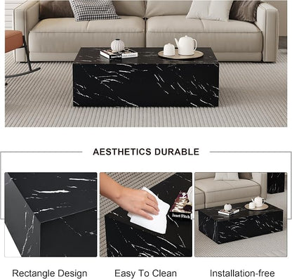 39.3'' Marble Coffee Table - Image 4
