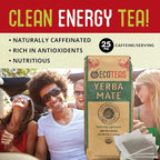 ECOTEAS Premium Organic Yerba Mate Tea Bags – Natural Energy & Detox Herbal Tea – Coffee Alternative - Kosher, Non-GMO, Gluten-Free - 100 Unsmoked Bulk Bags, 8.8 oz (Pack of 1)