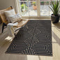 Lahome 3x5 Easy Jute Rugs for Entryway, Non Slip Stain Resistant Front Door by Lahome