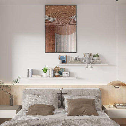SAUMONIERES 48 Inch Floating Wall Shelves - Image 3