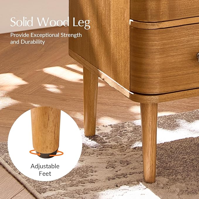 HULALA HOME Modern End Table Set of 2 - Image 5