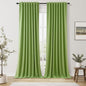 100% Blackout Curtains 102 Inch Length 2 Panels Set by Guken