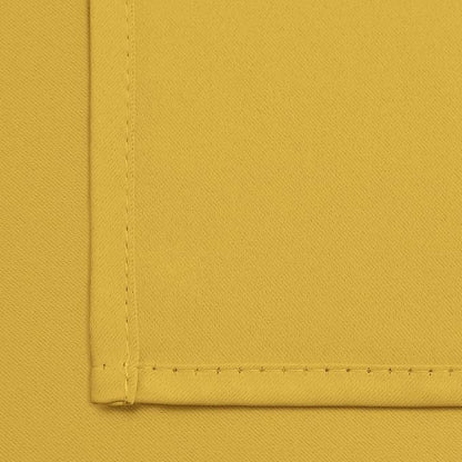 Yakamok Room Darkening Curtains 52x45 inch Long Mustard Yellow-Living Room | 2 - Image 5