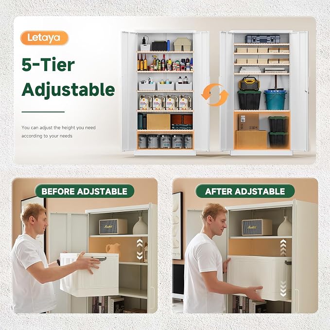 Letaya Metal Storage Cabinets - Image 4