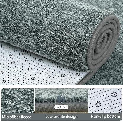 2x8 Runner Rug for Hallway, Long Runner Rugs Non Slip, Non Slip Backing Runners - Image 3