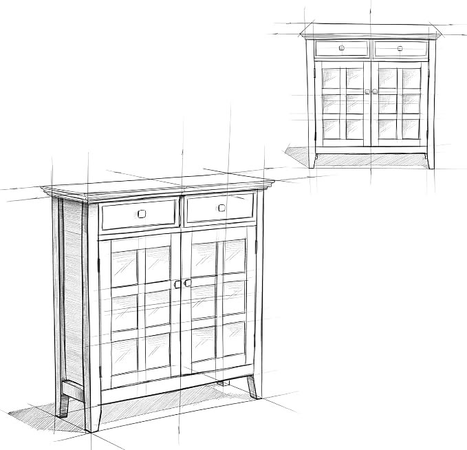 SIMPLIHOME Acadian Storage Cabinet - Image 15