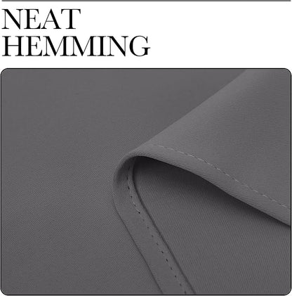 NICETOWN Grey Blackout Curtain Panels - Image 6