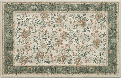GarveeHome Small Sage Green Entryway Rug, 2x3 Washable Front Door Rug Indoor - Image 9