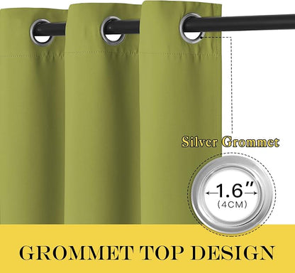 NICETOWN Sliding Door Curtain 108 Inches Long - Image 6