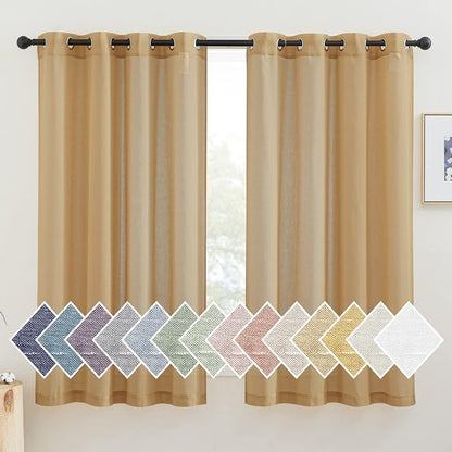 NICETOWN Desert Yellow Curtains by NICETOWN