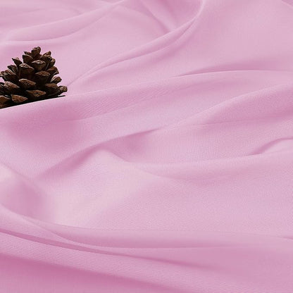 Pink Sheer Curtains 120 Inches Long 2 Panels Set, Airy Lightweight Sheer Pink - Image 7