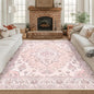 RELEANY Washable Area Rug, Square 8'x8', Water Repellent, Pet Friendly by RELEANY