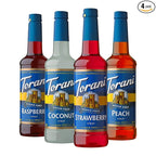 Torani Sugar Free Syrup, Soda Flavors Variety Pack, 25.4 Ounce (Pack of 4)