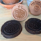 Wood Cookie Stamp, 2.5 Inch (Pomegranate CS-102)