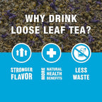 Tiesta Tea - Lavender Chamomile Herbal Tea, Loose Leaf, Calming Blend with Chamomile, Lavender, Lemongrass, Caffeine-Free Herbal, Great for Hot or Iced Brews, Refillable Tin, 50 Cups, 2 Ounce