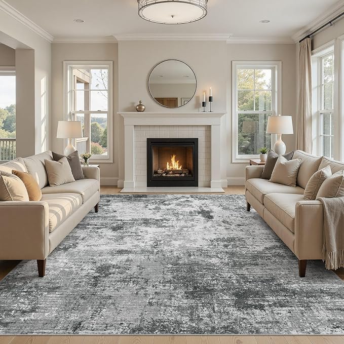 UERMEI 10x14 Area Rug for Living Room - Image 8