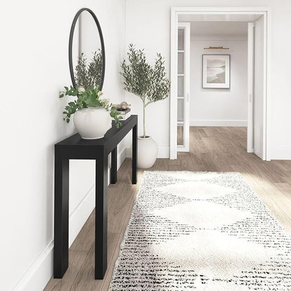 Plank+Beam Modern Solid Wood Console Table, 56 Inch, Sofa Table, Narrow - Image 7
