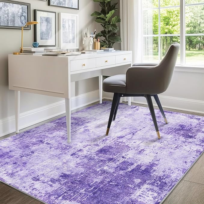 RELEANY Washable 6'x9' Abstract Area Rug - Image 8