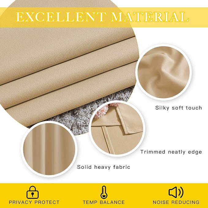 NICETOWN Sliding Door Curtain for Living Room - Image 5