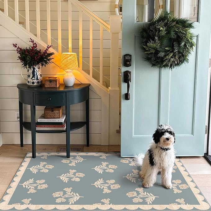 3x5 Floral Entry Rug - Image 8