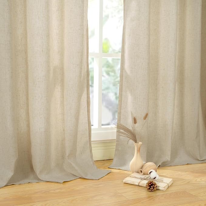 YoungsTex Burlap Linen Curtains - Image 8