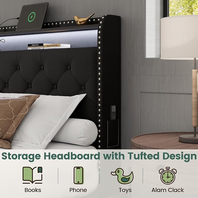 LARMACE King Size Bed Frame - Image 8
