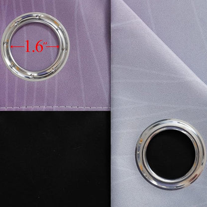 Purple and Grey Ombre Blackout Curtains - Image 7