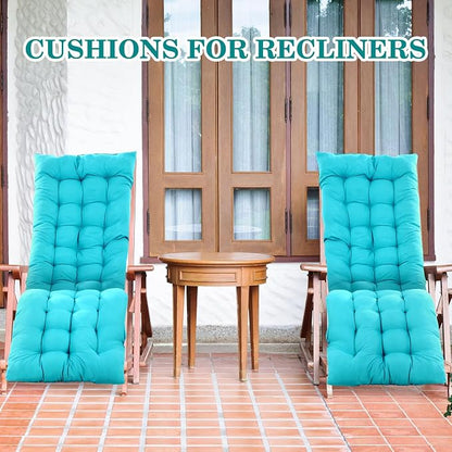 67 x 19 Inch Chaise Lounge Cushions Soft Lounge Chair Cushion Gravity Chair - Image 4