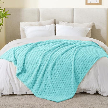 BEDELITE Aqua Twin Blanket for Couch, Soft Cozy Gifts for Women, 60 * 80 | 3D - Image 5
