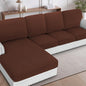 H.VERSAILTEX Sectional Couch Covers 1 Piece Chaise Slipcover L Shape Separate by HVERSAILTEX