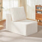 Single Sofa 1 Seat Couch with Deep Seat Memory Foam Cloud Chair with Pillows by YourHomeDeservesMore