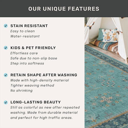 Boho 2x6 Non Slip Kitchen Rug Runner - Image 7